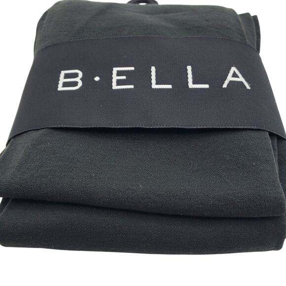 Italian Cotton Blend Tights Small Graphite Gray B.ella Erika Opaque NEW Hosiery - Picture 3 of 5